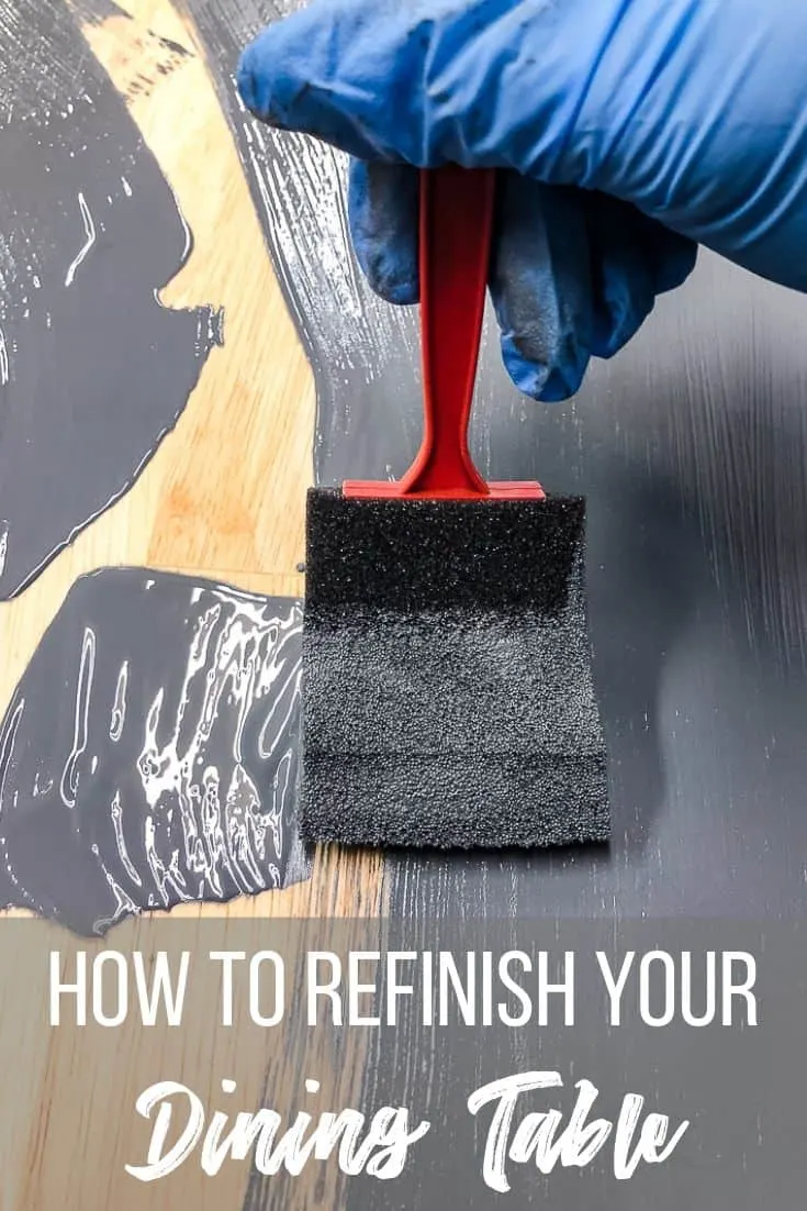 How to refinish your dining table