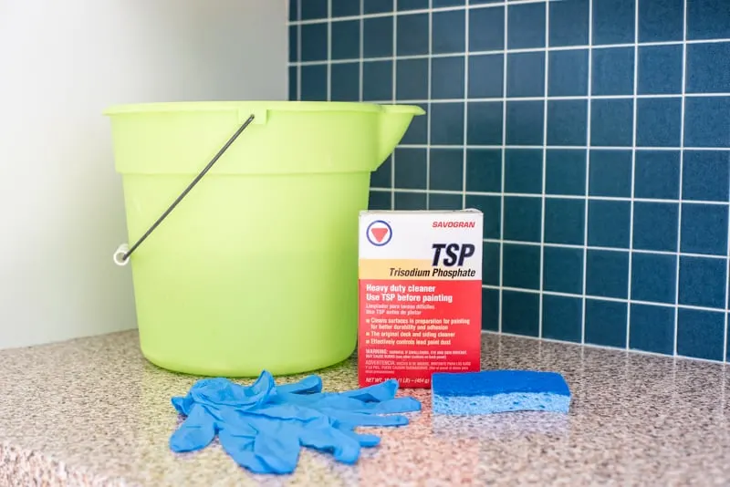 supplies for painting tile backsplash
