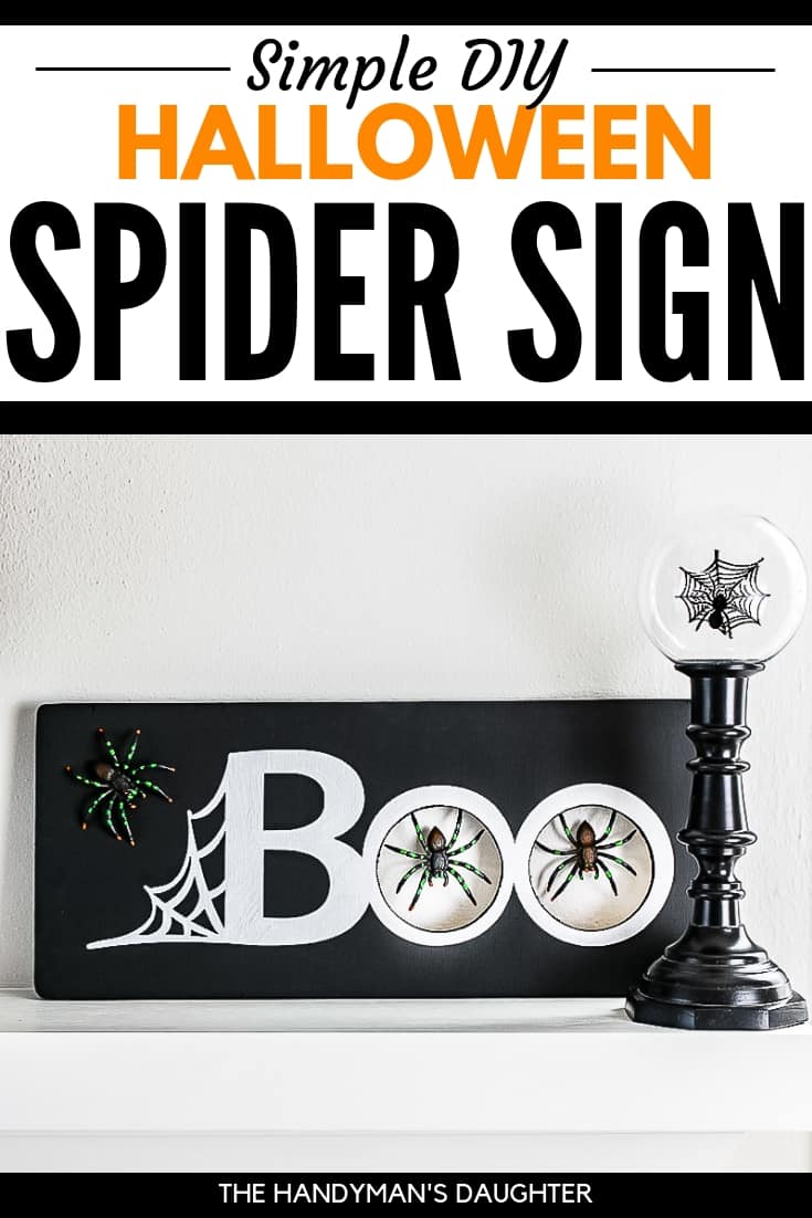 DIY Halloween Spider Decoration
