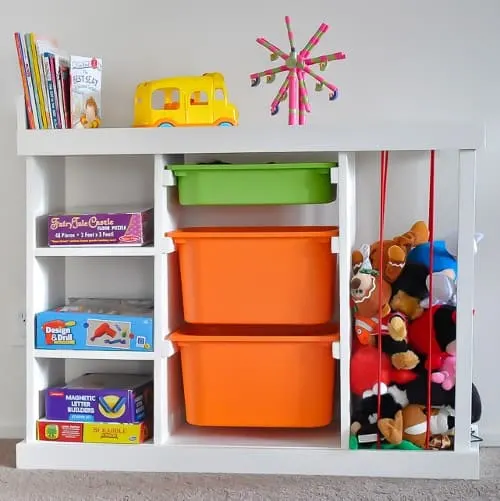 20 DIY Toy Storage Ideas for Small Spaces - The Handyman's Daughter