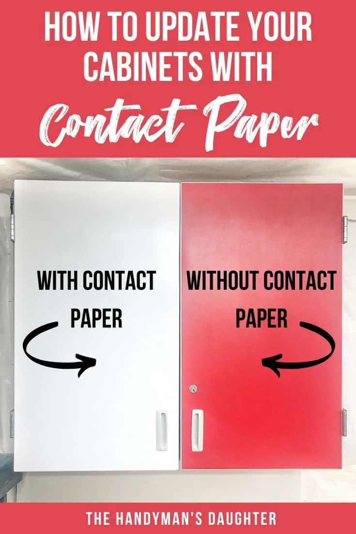 How To Update Cabinets With Contact Paper The Handyman S Daughter