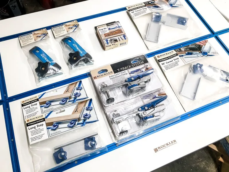 t-track accessories from Rockler