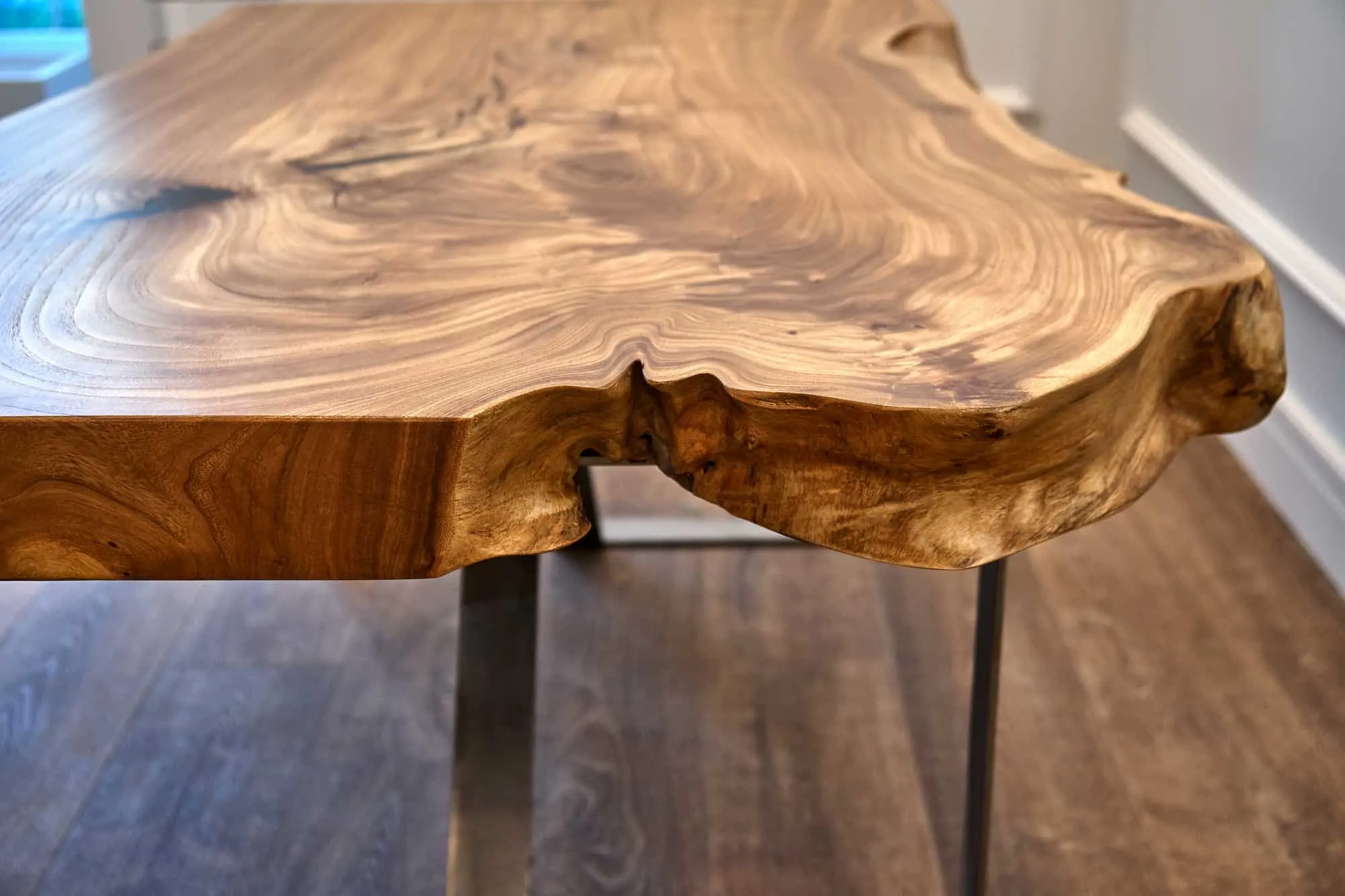 live edge coffee table