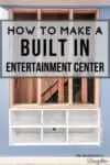 DIY built in entertainment center