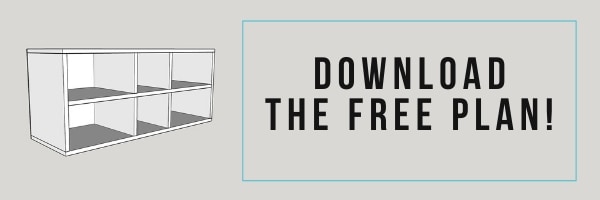 download the free woodworking plans for this built in entertainment center or media console!