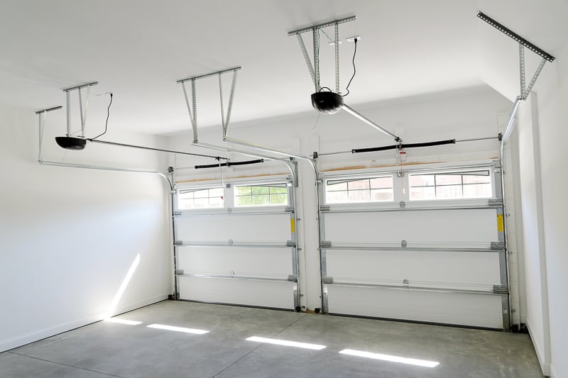 inside of garage