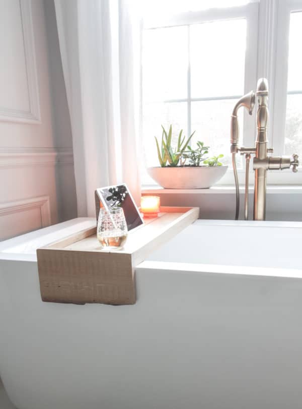 15 DIY Bathtub Tray Ideas for a Relaxing Soak The Handyman's Daughter