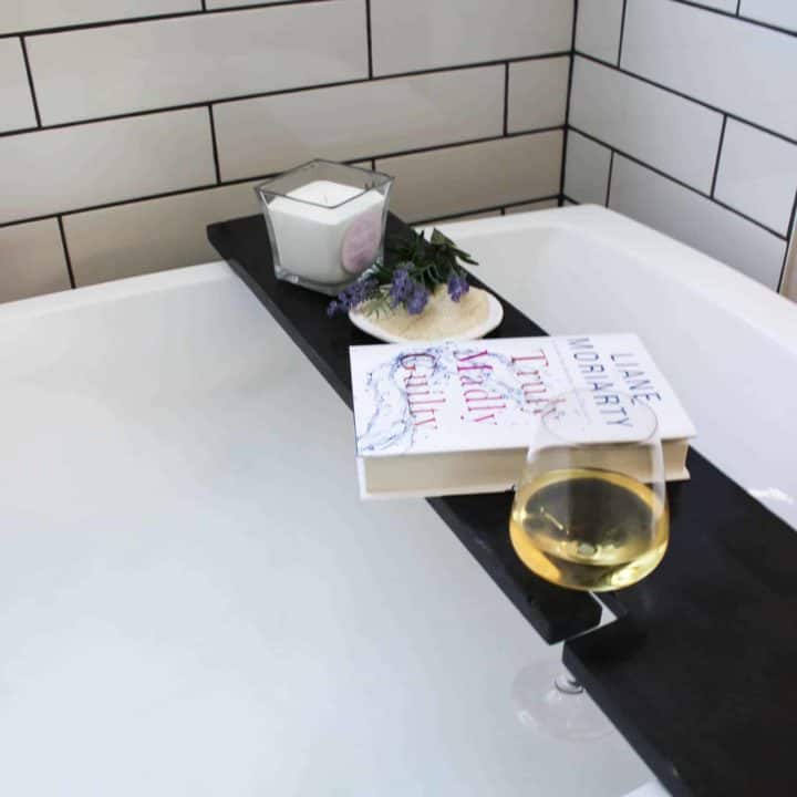 15 DIY Bathtub Tray Ideas for a Relaxing Soak The Handyman's Daughter