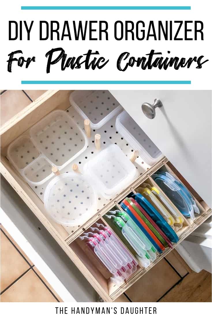 Make Your Own Tupperware Organizer • The Budget Decorator