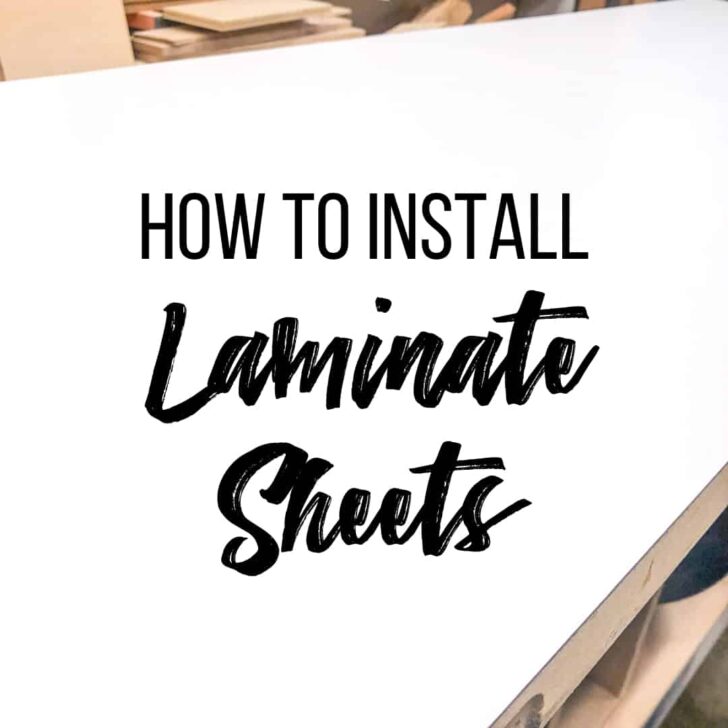 How to Cut and Install Laminate Sheets