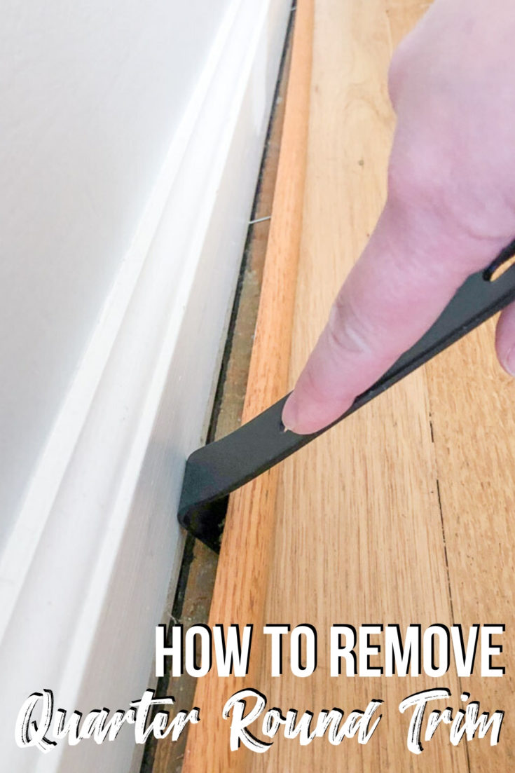 How to Remove Quarter Round Trim The Handyman's Daughter