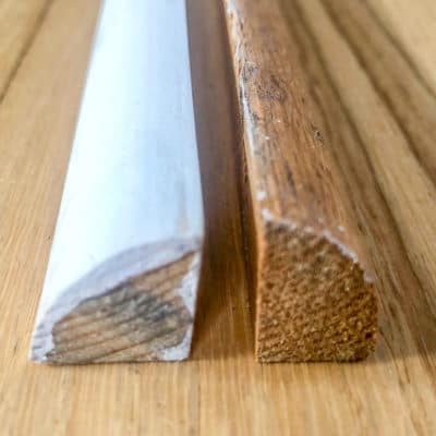 Shoe Molding vs Quarter Round - The Handyman's Daughter
