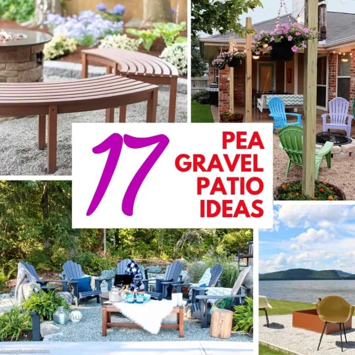17 pea gravel patio ideas square collage