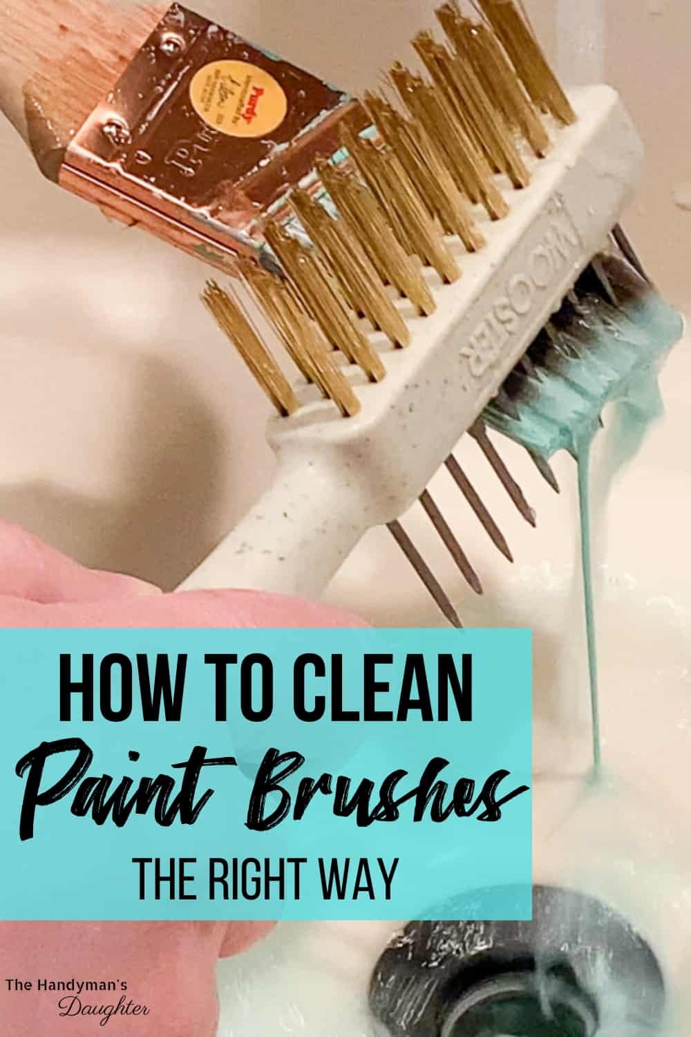 how to clean paint brushes the right way