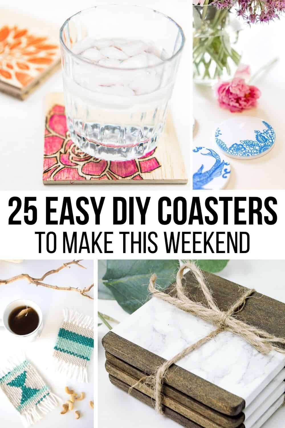 25 easy DIY coasters to make this weekend