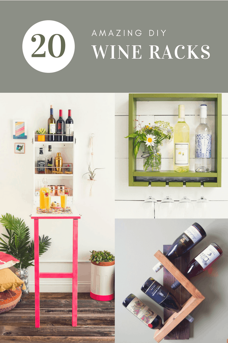 20 amazing DIY wine racks
