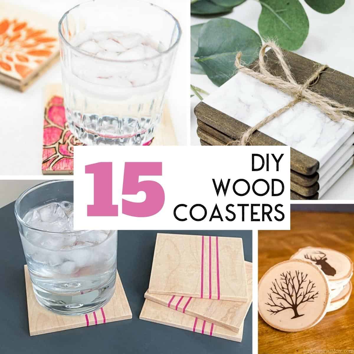 Wooden Pallet Coasters - One Dog Woof