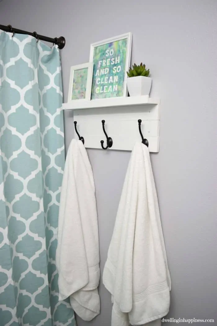 20 Genius Diy Towel Rack Ideas The Handyman S Daughter - Diy Bathroom Towel Rack Ideas