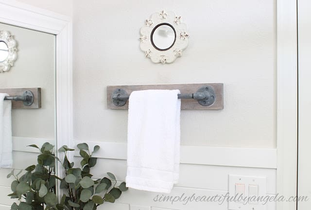 20 Genius Diy Towel Rack Ideas The, Small Bathroom Towel Hanger Ideas