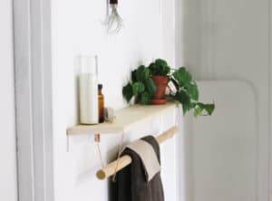 20 Genius DIY Towel Rack Ideas - The Handyman's Daughter