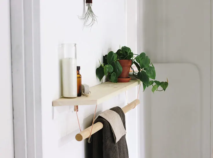 DIY Towel Rack For Bathroom (FREE Plans!) - Making Manzanita