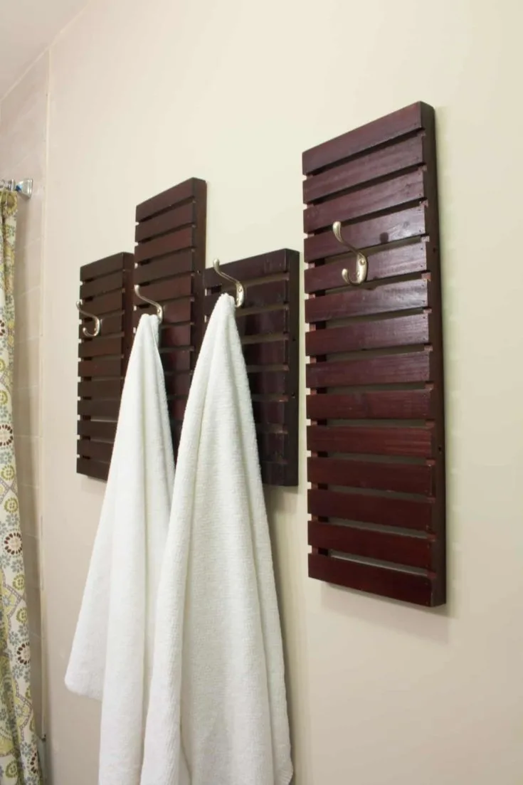 DIY Towel Rack For Bathroom (FREE Plans!) - Making Manzanita