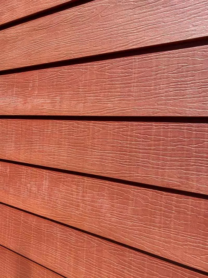 streaks and haze on siding from gutter cleaner