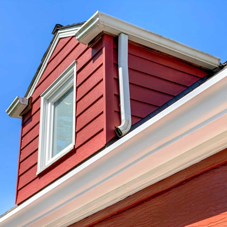 painted soffits and fascia