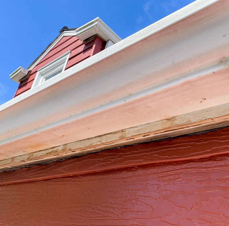 soffits and fascia before painting