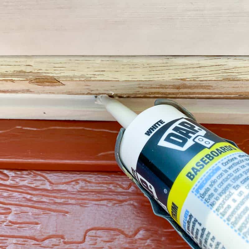 caulk any gaps before painting soffits and fascia