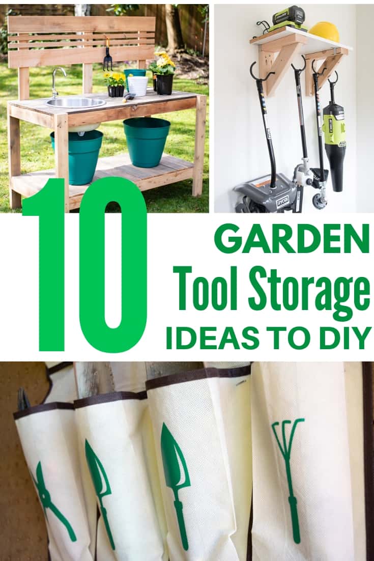 garden tool storage ideas