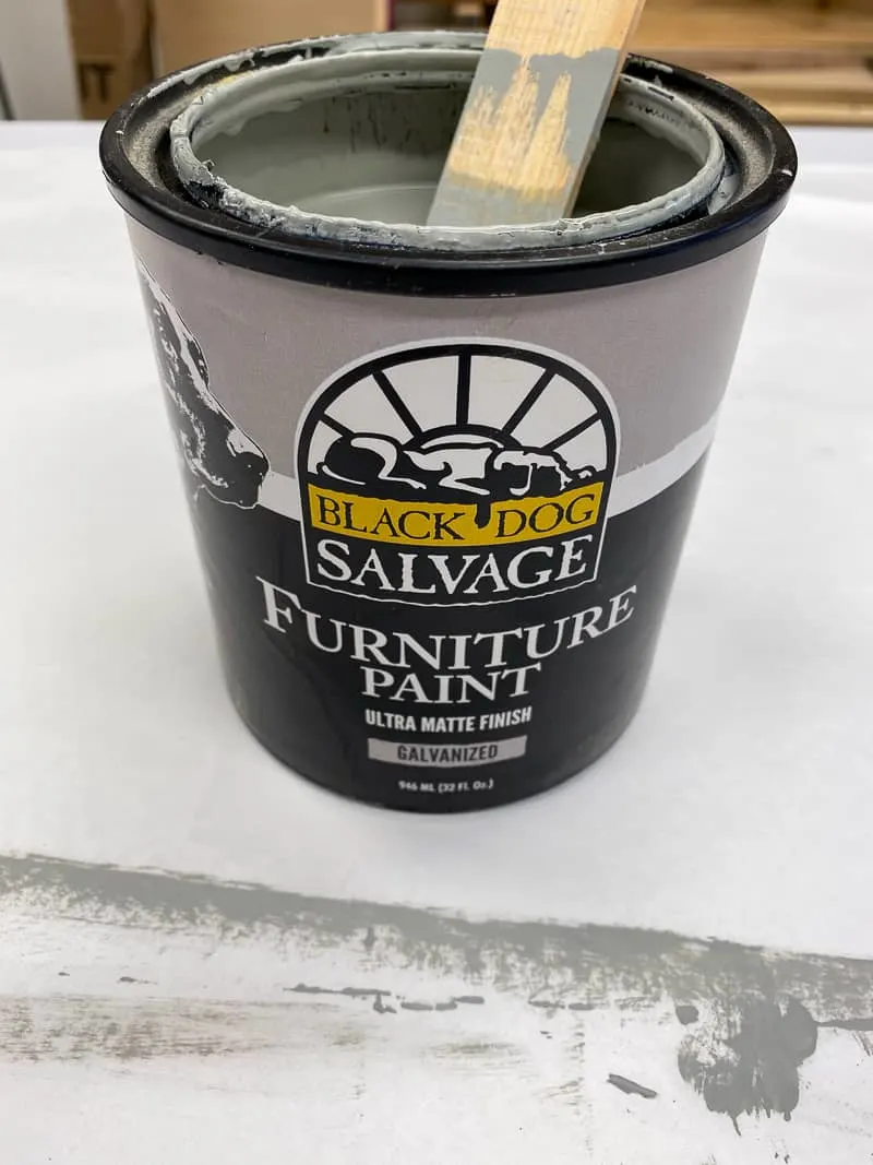 Black Dog Salvage paint in Galvanized Gray