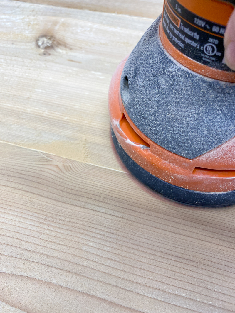 sanding paint off wood after using paint stripper