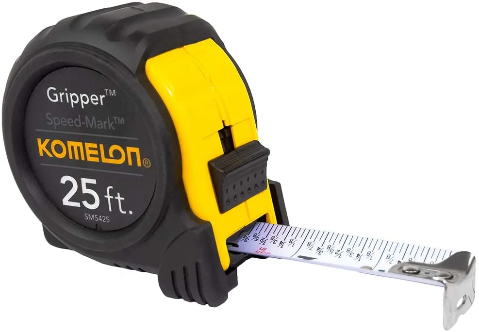tape measure with fractions