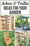 DIY arbor and trellis ideas for the garden