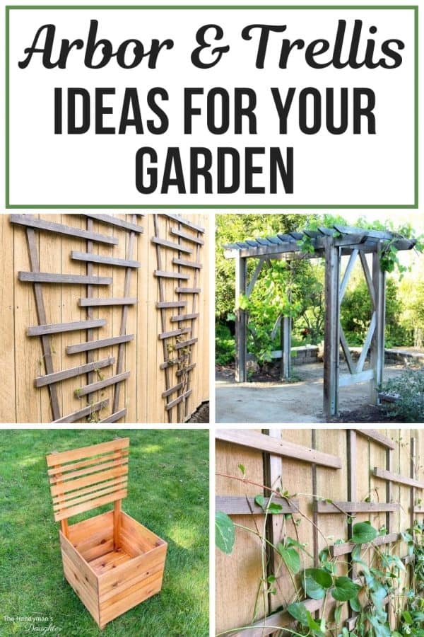 20 DIY Arbor and Trellis Ideas for your Garden - The Handyman's Daughter