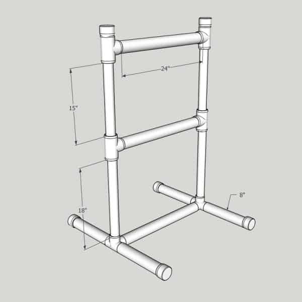 DIY Nerf Gun Storage Rack The Handyman's Daughter
