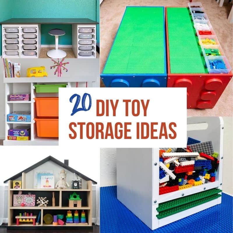 DIY Toy organizer, DIY toy storage ideas