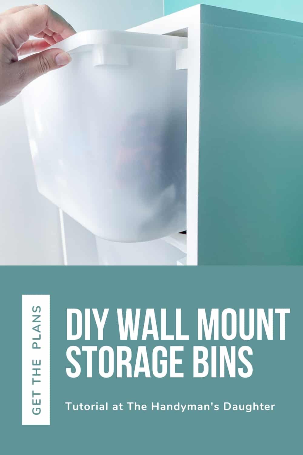 DIY IKEA Trofast wall storage hack