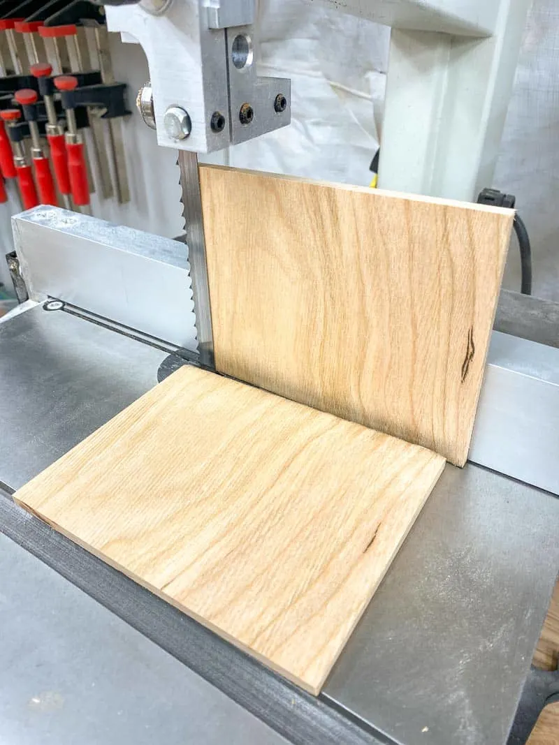 resawing cherry board into ¼" thick pieces