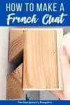 How to Make a French Cleat bracket