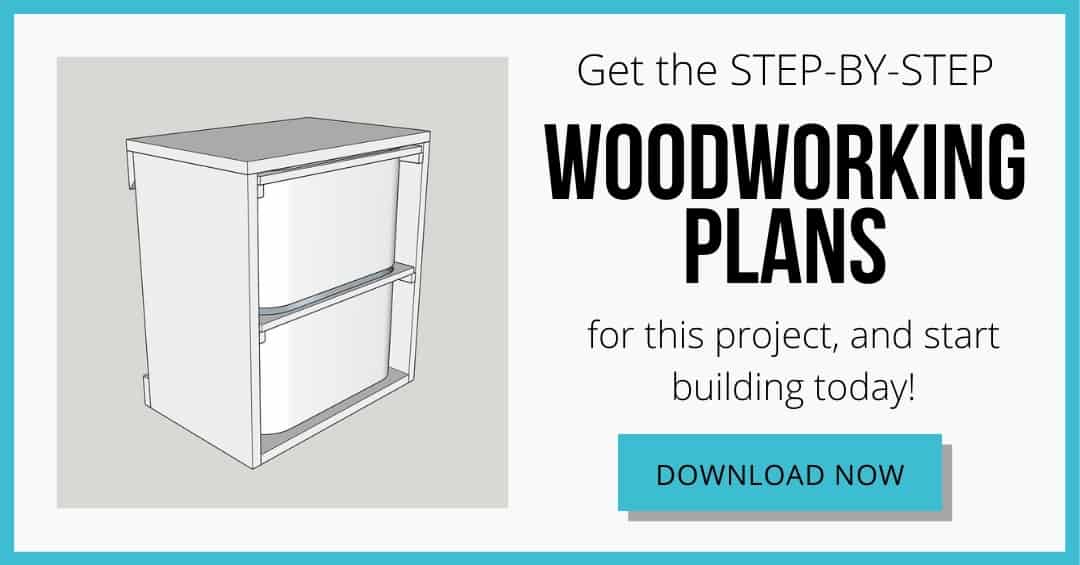 download box for wall mount storage bins woodworking plans