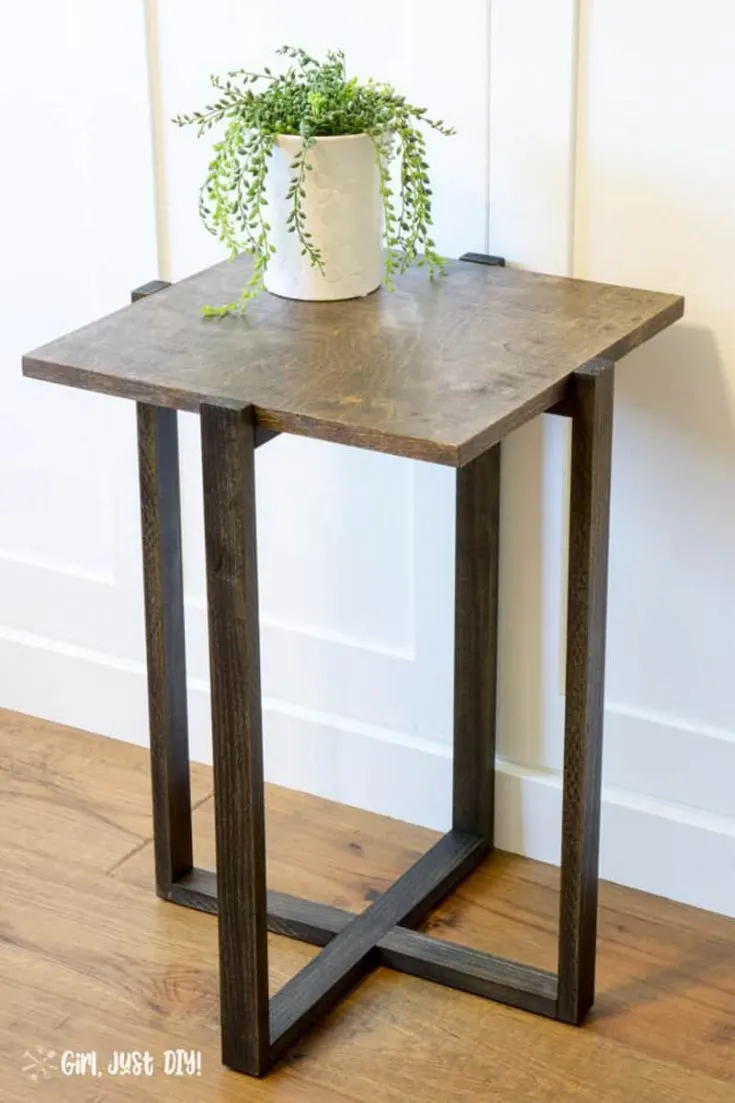 20 Amazing Diy End Table Plans And, Diy Small Side Table Plans