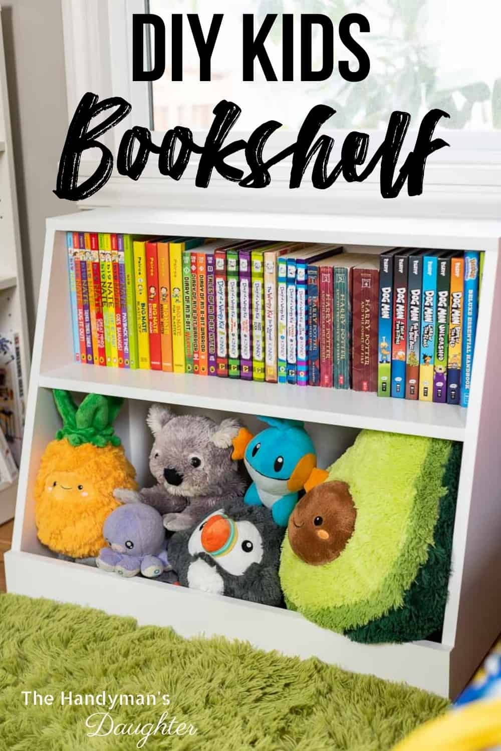 Diy Kids Bookshelf With Toy Storage The Handyman S Daughter