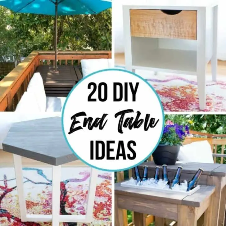 20 DIY end table ideas