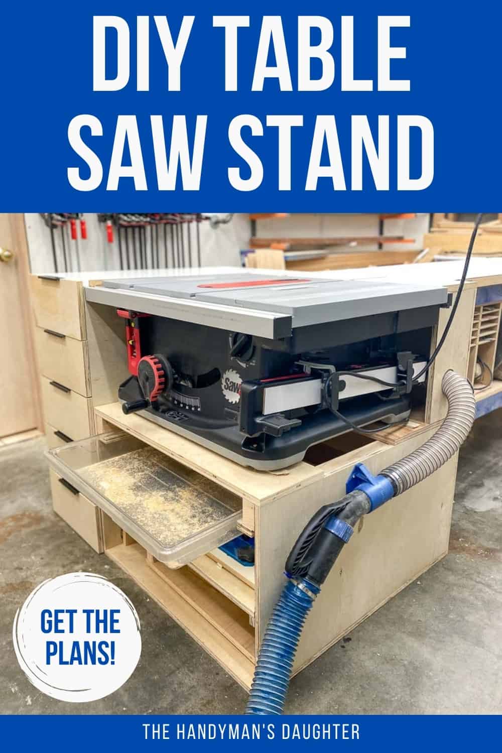 Mobile Tablesaw Base Woodworking Plan