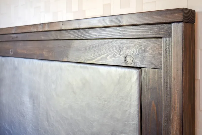 Diy Upholstered Headboard With Wood, Upholstered Wooden Headboard