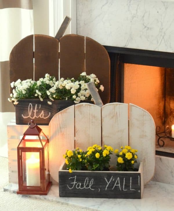 21 Easy DIY Wood Pumpkin Decor Ideas - The Handyman's Daughter