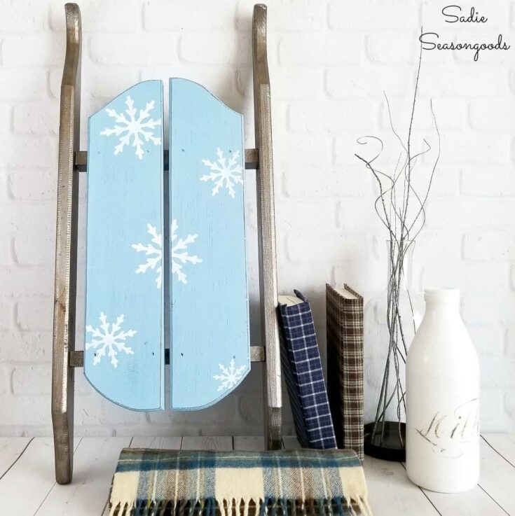 Image for Blue Christmas Sled