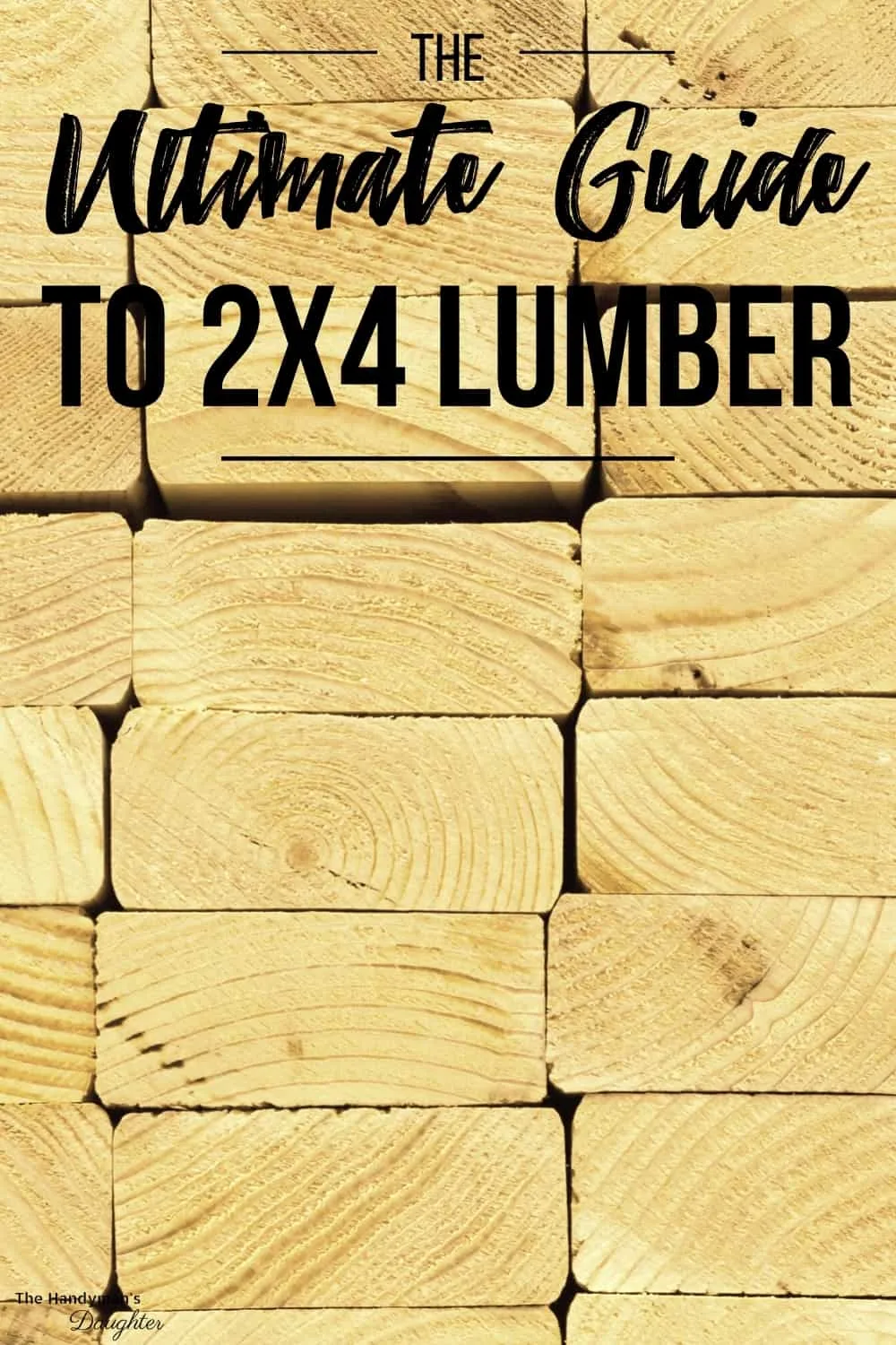 guide to 2x4 boards with stacks of lumber in background